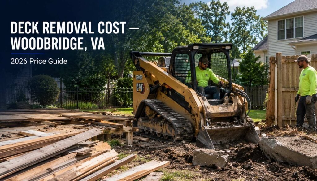 Deck & Fence Removal Cost in Woodbridge, VA (2026)