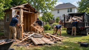 shed demolition cost Woodbridge VA